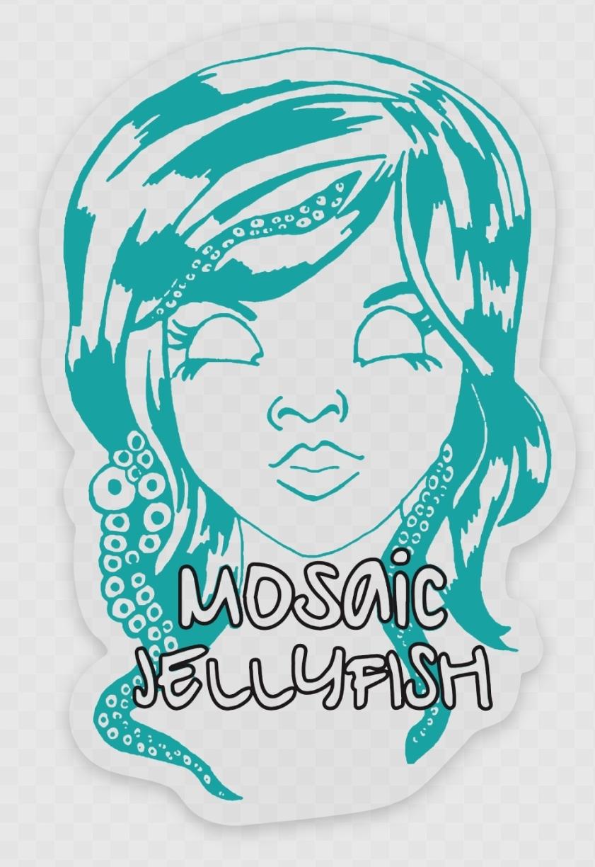 Teal Siren Sticker