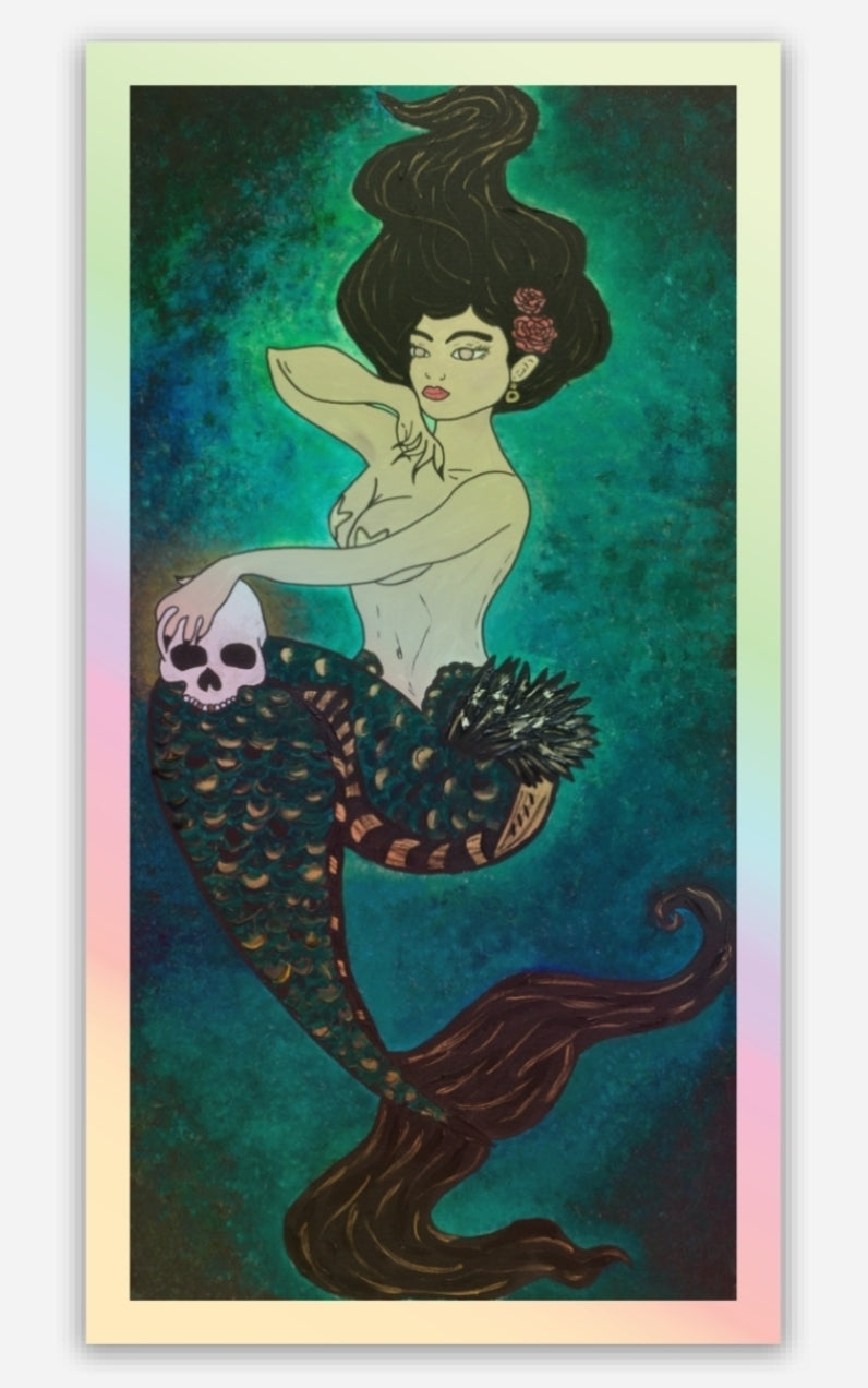Sophia Siren Sticker *HOLOGRAPHIC