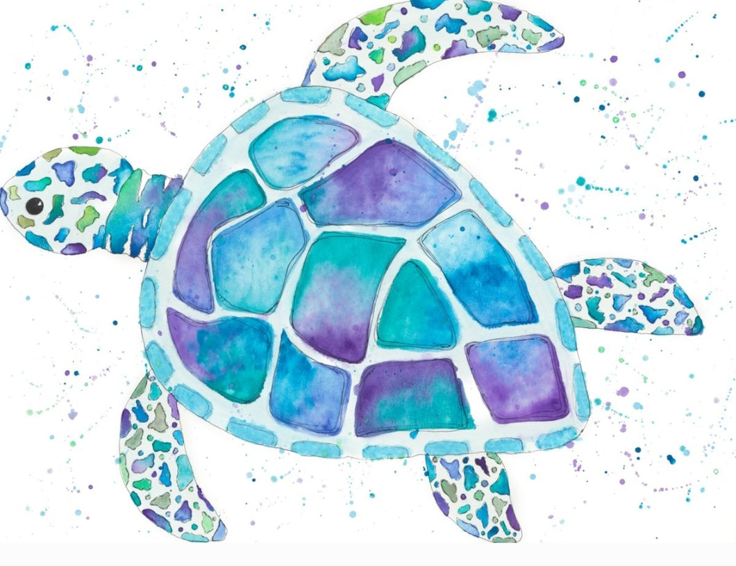 Jewel Turtle Print